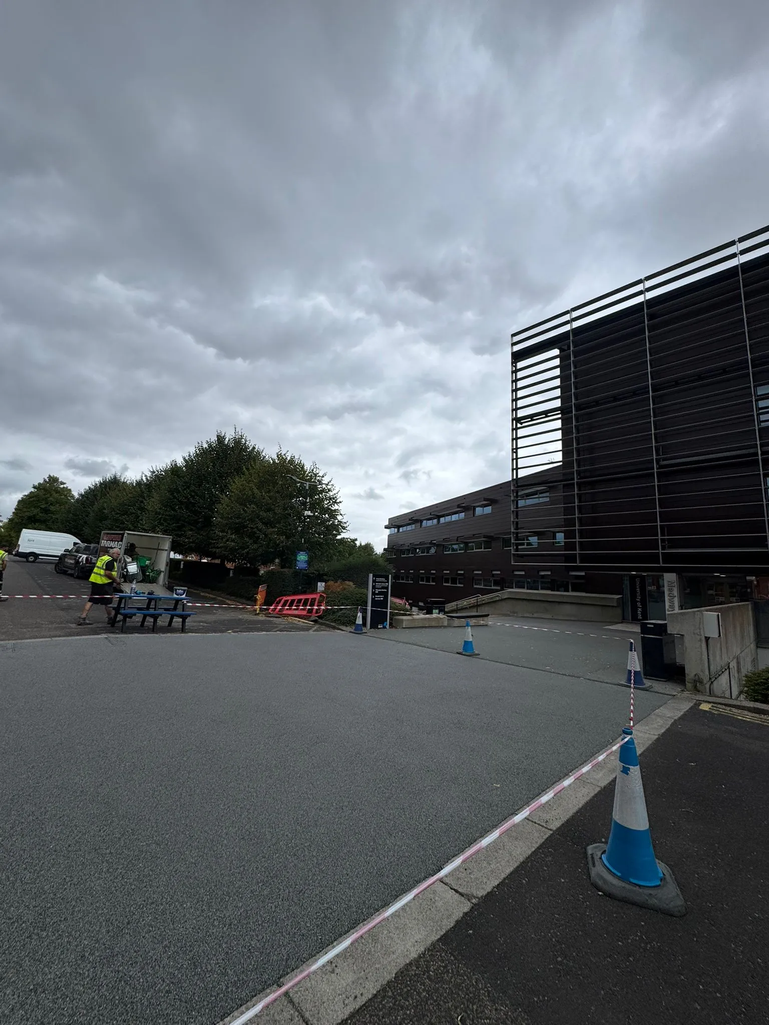 Tarmac stable yard with drainage, Kent
