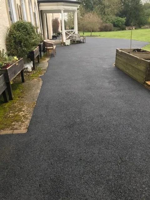 Tarmac footpath at a Bupa care home, Kent
