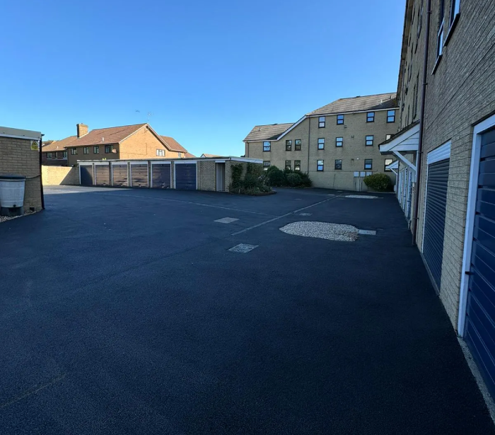 Tarmac car park and drainage in Littlestone, Kent